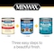 Minwax Minwax Wood Finish Water-Based Solid True Black Water-Based Wood Stain 1 qt 108510000 - alternate 2